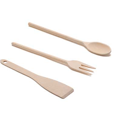 SET MESTOLI IN LEGNO 3 pezzi