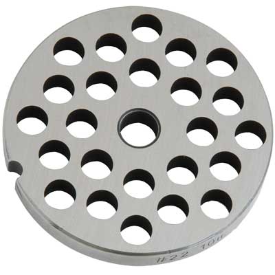 PIASTRA PER TRITACARNE MANUALE n° 5 - fori mm 6