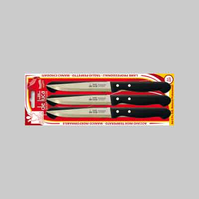 COLTELLI DA BISTECCA Lama cm 11 - blister 6 pezzi