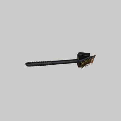 SPAZZOLA DOPPIA PER BARBECUE 'IDEAL STAR' cm 35,5