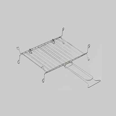 GRATICOLA DOPPIA A BARRE VERTICALI cm 40x45 - 21 barre