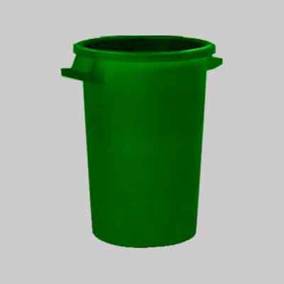 BIDONE PER RIFIUTI VERDE lt 75