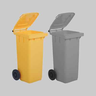 BIDONE PER LA RACCOLTA DIFFERENZIATA lt 240 - colore blu