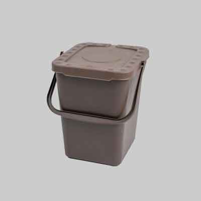 PATTUMIERA ECOPLUS CHIUSA lt 10 - cm 24x25,5x29,5h