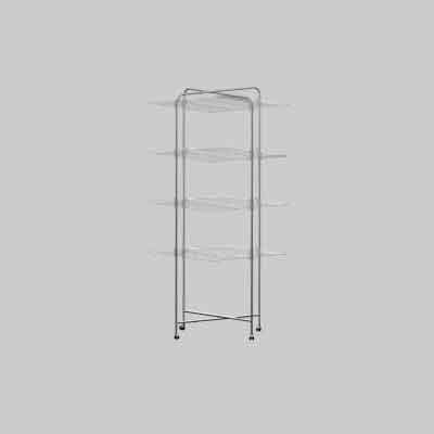 STENDIBIANCHERIA A TORRE 'ERIC 4' cm 70x70x165h