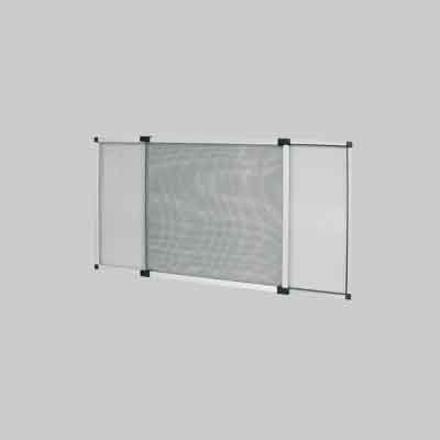 ZANZARIERA A PANNELLO ESTENSIBILE 'IDEAL STAR' cm 40x50 - col. Bianco