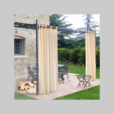 TENDE DA SOLE PER GAZEBO cm 160x270 - Col. Ecrù