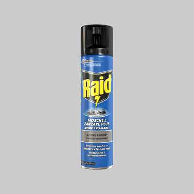 RAID SPRAY MOSCHE E ZANZARE ml 400
