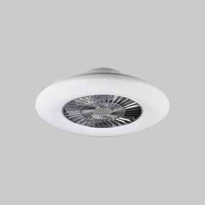 VENTILATORE E PLAFONIERA A SOFFITTO CON DIFFUSORE 'VISBY'  Ø 59 cm - 39,6 Watt, 3900lm