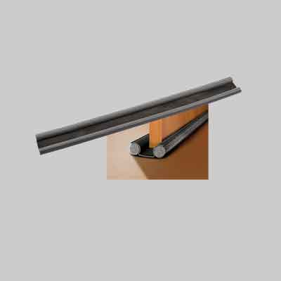 PARASPIFFERI SOTTOPORTA DOPPIA PROTEZIONE cm 95x25mm - col. Antracite