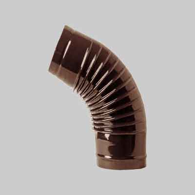 GOMITO SMALTATO 45° Ø mm 140 - 45° - col. nero