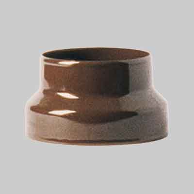 RIDUZIONE SMALTATA Ø mm 120-80 col. bianco