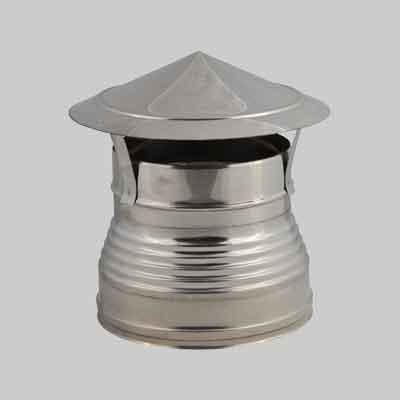 FUMAIOLO A CAPPELLO ''CINESE'' DOPPIA PARETE Ø 200/250 mm