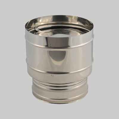 FUMAIOLO ANTIVENTO DOPPIA PARETE Ø 130/180 mm