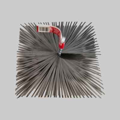 SCOVOLO PER PULIZIA CAMINO ''QUADRO'' 250x250 mm