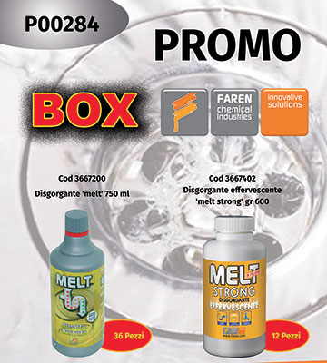 PROMO BOX DISGORGANTE MELT 48 pezzi