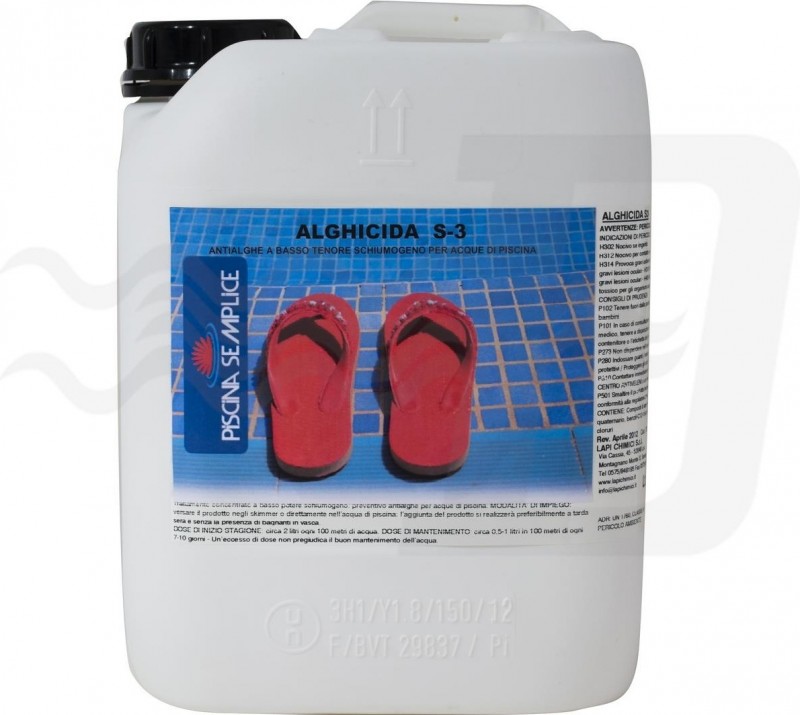 ALGHICIDA DI BASE "S3" PER PISCINE 1 lt