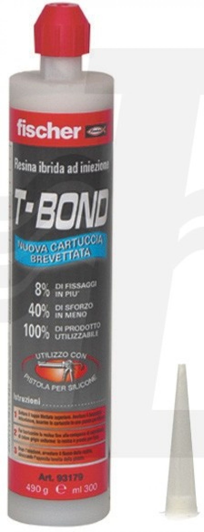 ANCORANTE CHIMICO IN POLIESTERE IBRIDO SENZA STIRENE 300 ml. (cf. 12 NR)