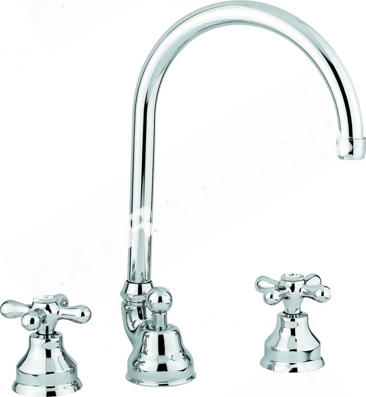BATTERIA MISCELATORE LAVABO EMMEVI DECO'  CLASSIC 12043 CROMATO