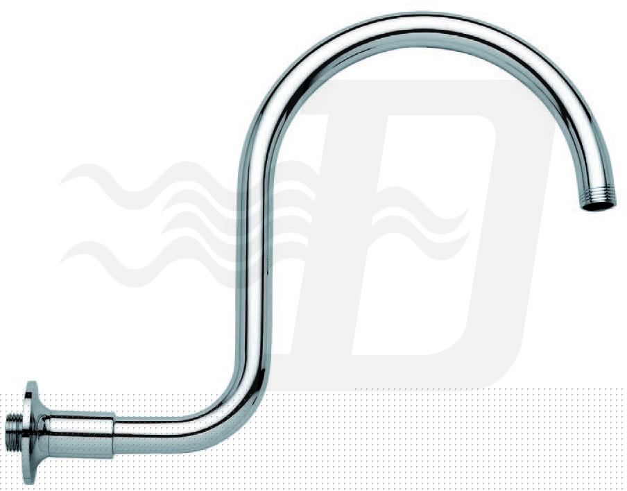 BRACCIO DOCCIA AD ARCO L. 300 mm