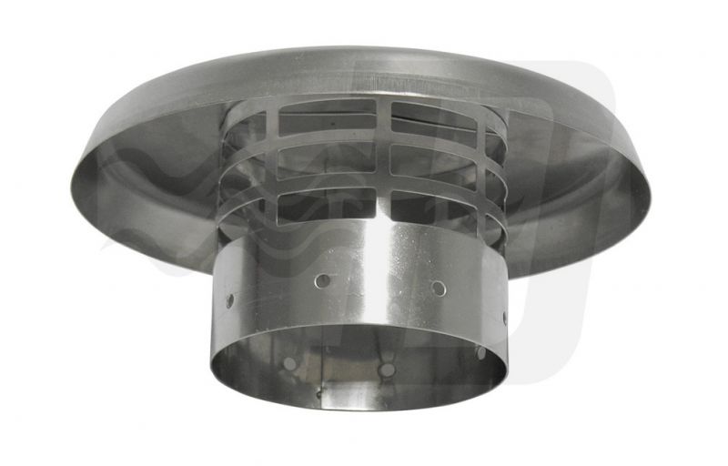 CAPPELLO IN ACCIAIO INOX LUCIDO DIAM.80 Diam.80 (cf. 5 NR)