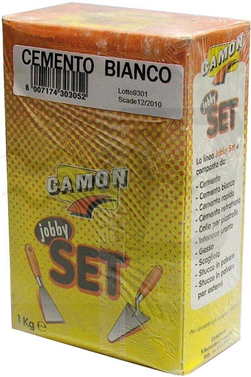 CEMENTO BIANCO IN BRIK JOBBY 1 Kg