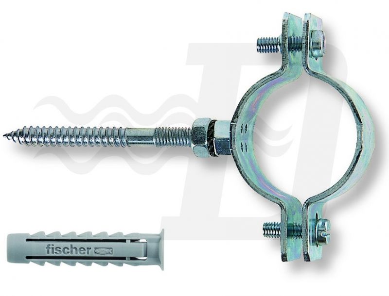 + COLLARI PESANTI IN ACCIAIO CON VITE E TASSELLI CPS pz. 2 x 3/8"