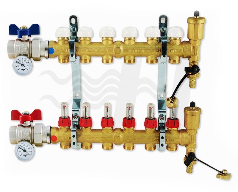 COLLETTORE DI DISTRIBUZIONE SENZA BY PASS 5 vie