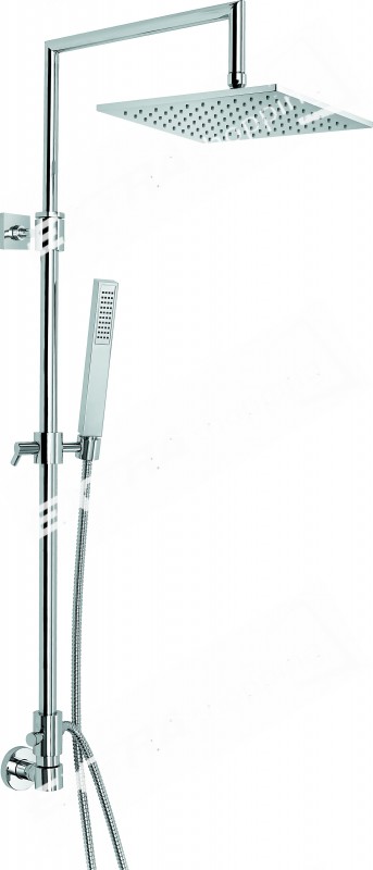 COLONNA DOCCIA OTTONE PRESA ACQUA INCASSO EMMEVI KALI' C02595I  CROMATO
