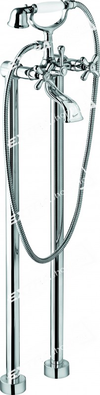 COLONNA VERTICALE GRUPPO BORDO VASCA EMMEVI DECO' CLASSIC 1201128 CROMO RAME BR