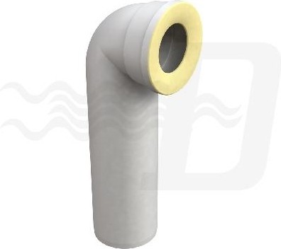 CURVA A 90° PER VASI WC Scarico D. 110 mm