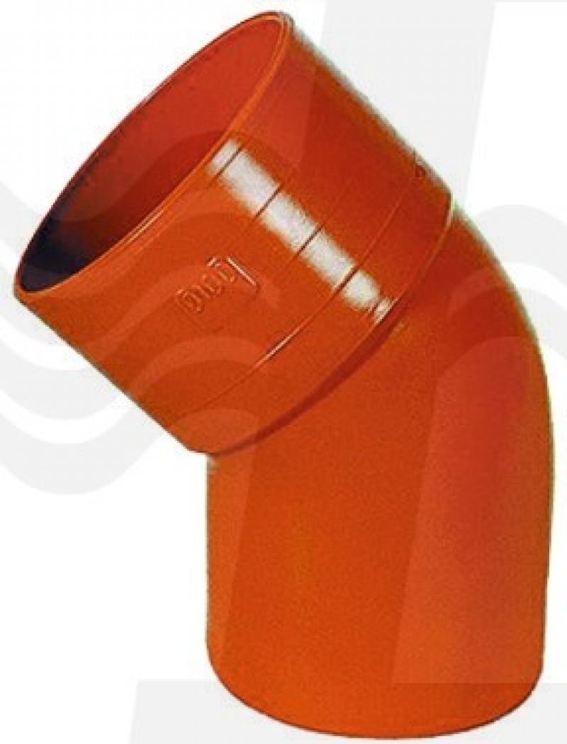 CURVE 45° IN PVC Diam. 125 (cf. 10 NR)