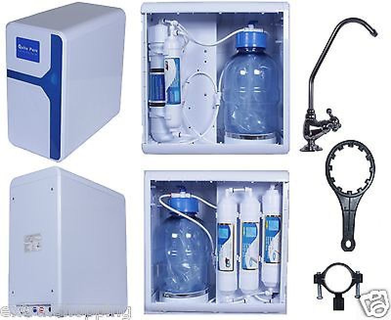 DEPURATORE ACQUA COMPATTO OSMOSI INVERSA KIT DEPURAZIONE 5 STADI