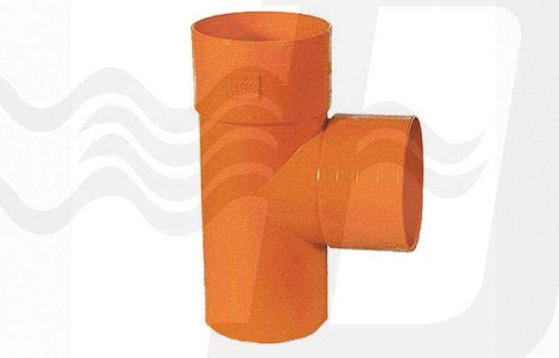 DERIVAZIONI 87° IN PVC ROSSO Diam. 50 (cf. 50 NR)