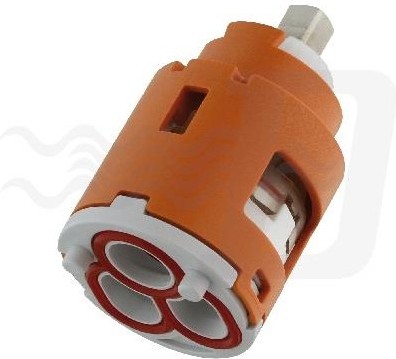 DEVIATORE ROTATIVO A 2 VIE MOD. DR 25 D. 25 Diam. 25 mm