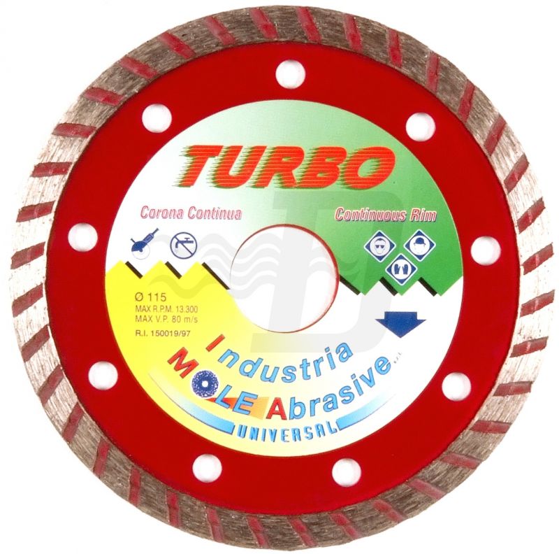 DISCO DIAMANTATO TURBO HOBBY Diam. 115 mm