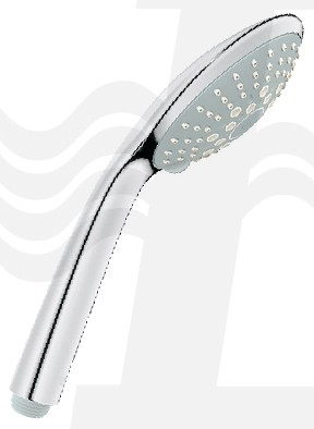 DOCCETTA 3 GETTI MOD. EUPHORIA GROHE Diam. 110 mm - Cromo