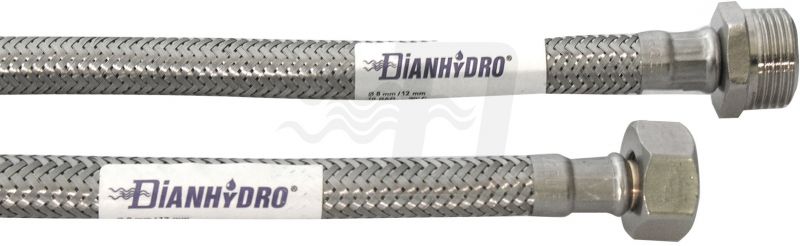 FLESSIBILE INOX MODELLO NORMALE CM. 35 MF 3/8 x 3/8 (cf. 10 NR)