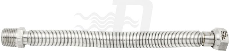 FLESSIBILE INOX RACCORDO IN OTTONE MM 220 / 420 (per Acqua) 1"