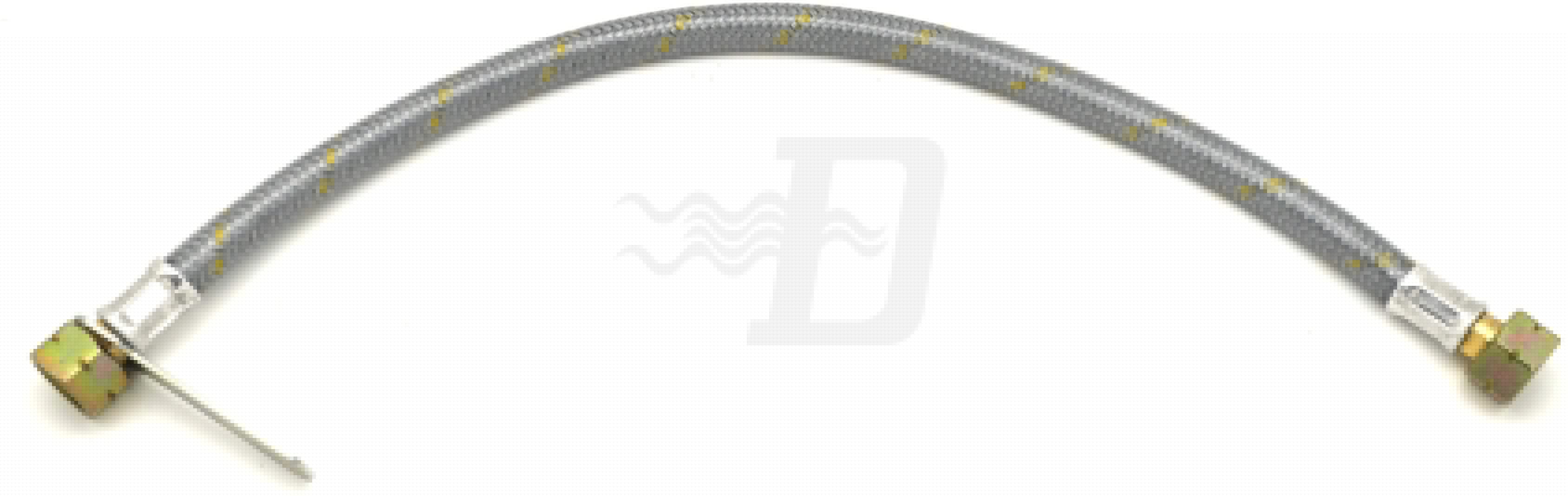 FLESSIBILE PER GAS FF GPL PLASTIFICATO cm 70 - 1/2 x 1/2