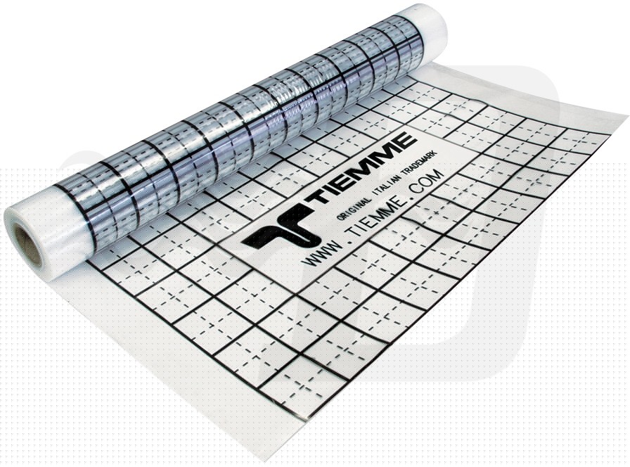 FOGLIO PE CON FUNZIONE ISOLANTE E BARRIERA ANTI-UMIDITA' - (cf. 120 MTK)