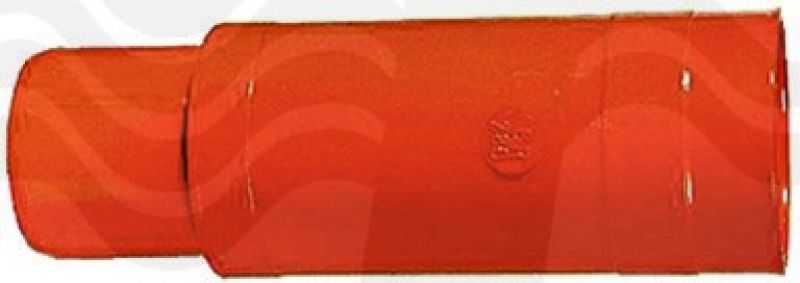GIUNTO DI RIPARAZIONE IN PVC ROSSO Diam. 125 (cf. 10 NR)