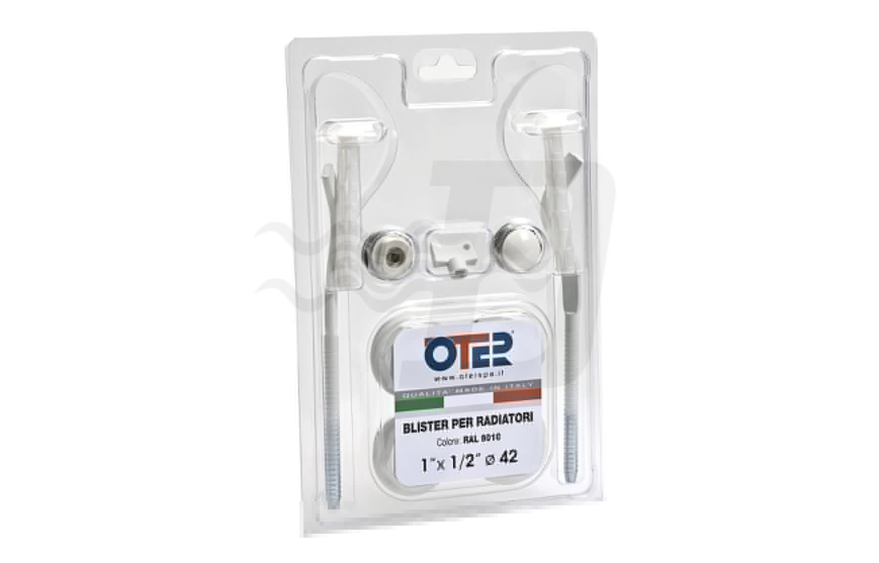 KIT BLISTER PER RADIATORI CON MENSOLE SCHIACCIATE 3/8"