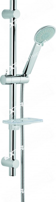 KIT SALISCENDI IN OTTONE CON FLESSIBILE 150 CM DOCCETTA EMMEVI TWIST NECO C02577