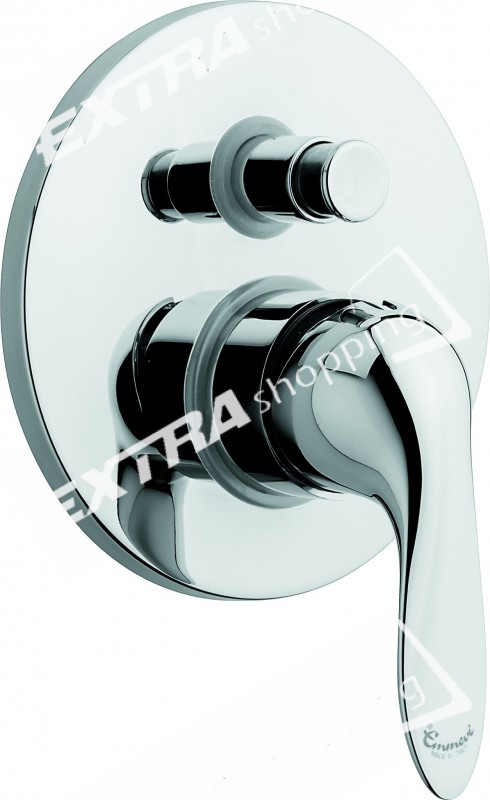 MISCELATORE DOCCIA INCASSO DEVIATORE 2 VIE EMMEVI NECO 91019 CROMATO