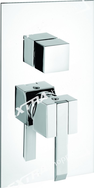 MISCELATORE DOCCIA INCASSO DEVIATORE 3 VIE EMMEVI SICILY 38029 CROMATO
