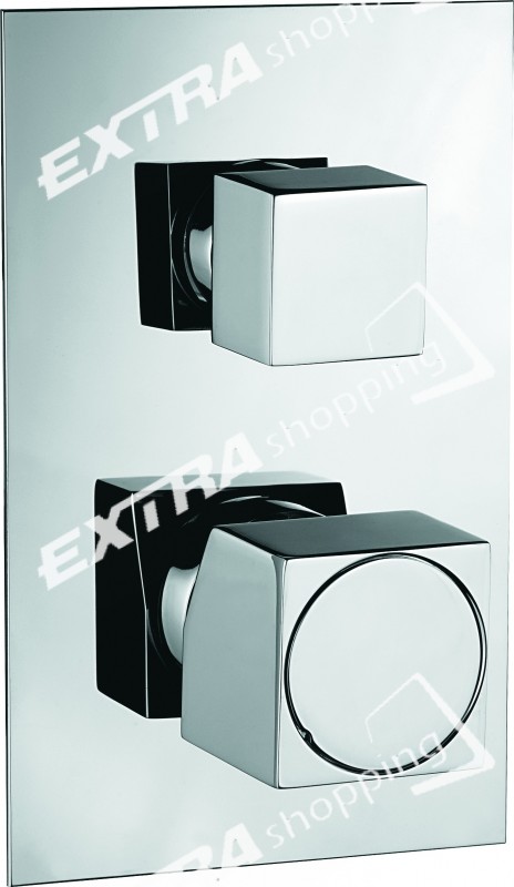 MISCELATORE DOCCIA INCASSO DEVIATORE 3 VIE EMMEVI SIRIS 47029 MODERNO CROMATO