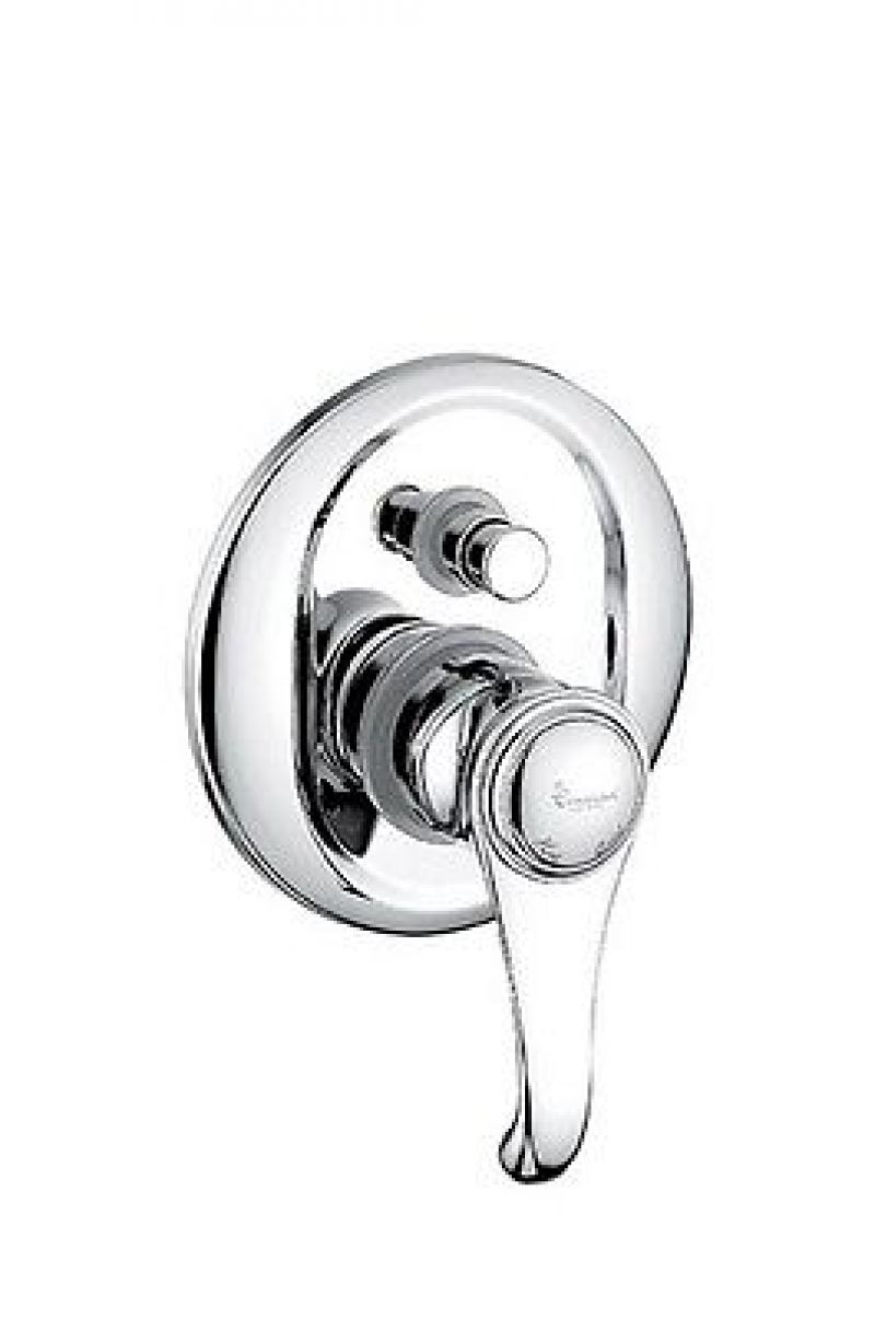 MISCELATORE INCASSO DOCCIA 2 VIE EMMEVI TIFFANY 6019 CROMATO RAME BRONZO ORO