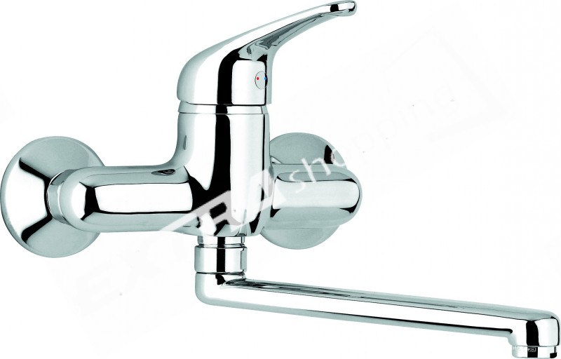 MISCELATORE  LAVELLO A PARETE CUCINA MURO  EMMEVI AMBRA 9005 CROMATO COLORE ORO