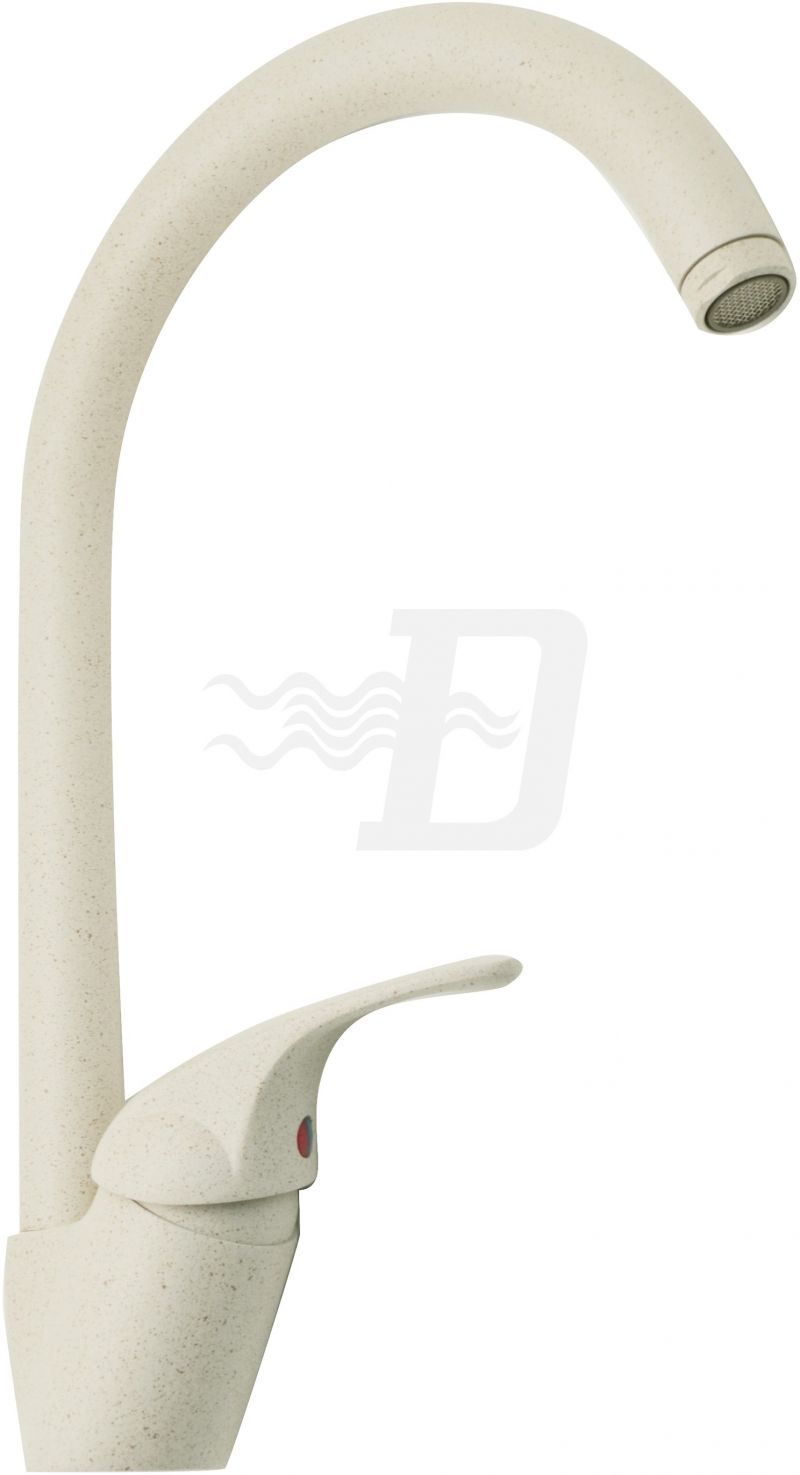 MISCELATORE LAVELLO CANNA ALTA GIREVOLE SERIE MARZIA Granito Avena